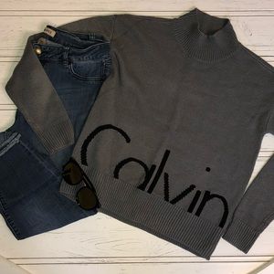 Calvin Klein Jeans Mock Neck Sweater